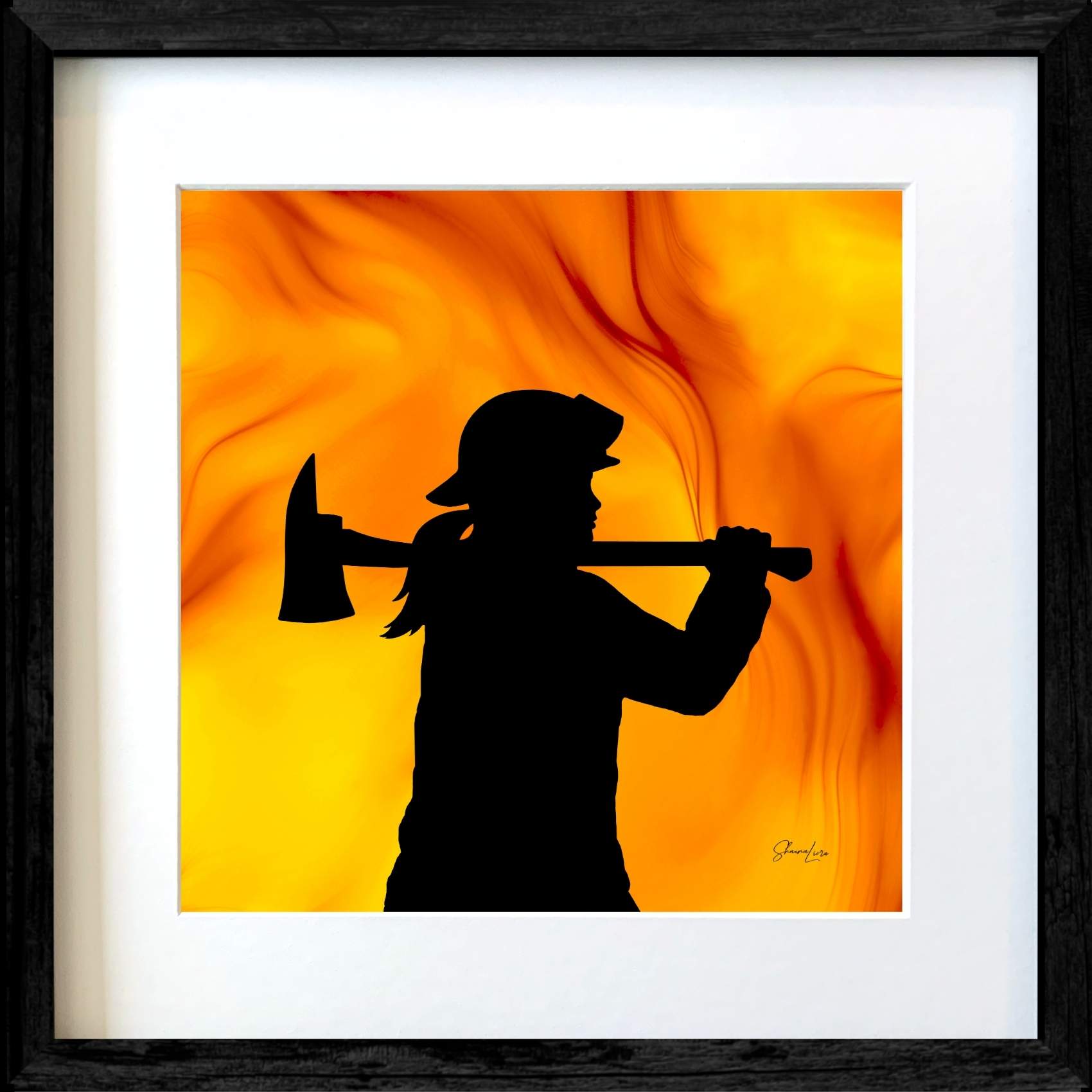 Fearless - Fire Made Art Print