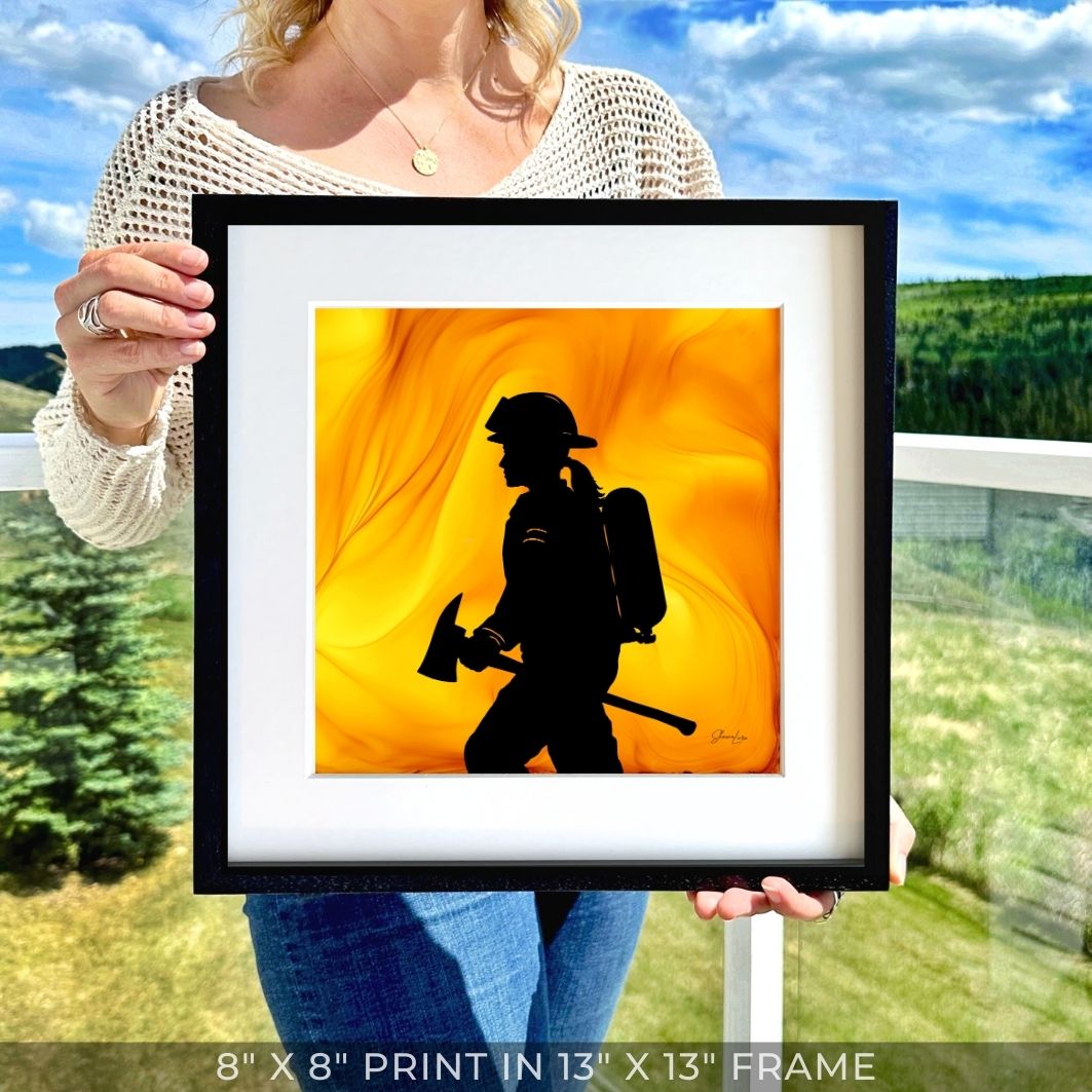 Fearless - Fire Art Print