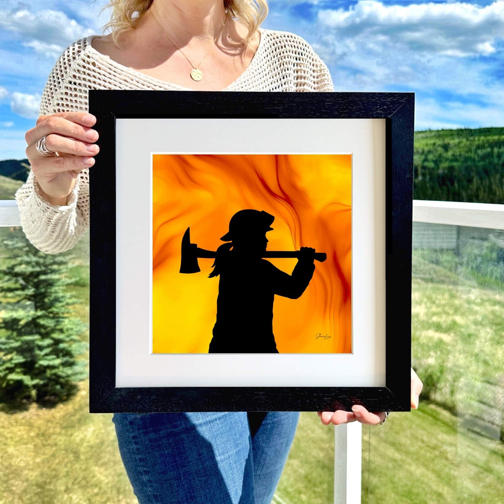 Fearless - Fire Made Art Print