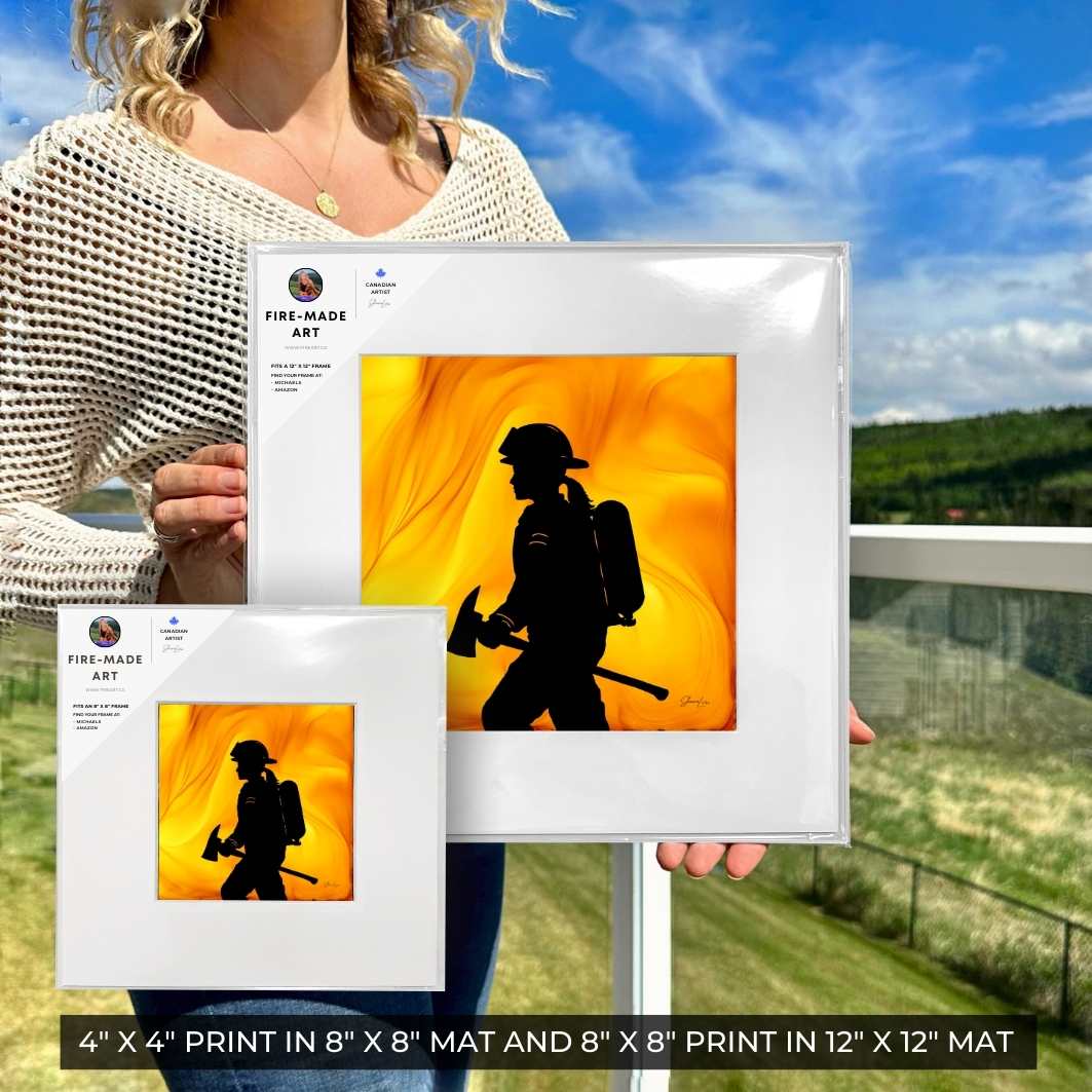 Fearless - Fire Art Print