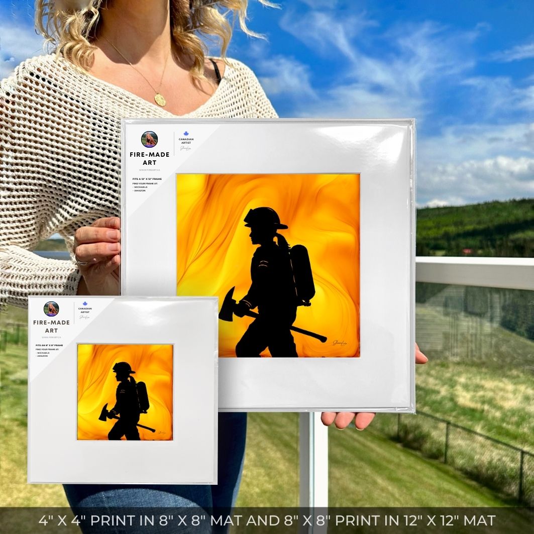 Fearless - Fire Art Print