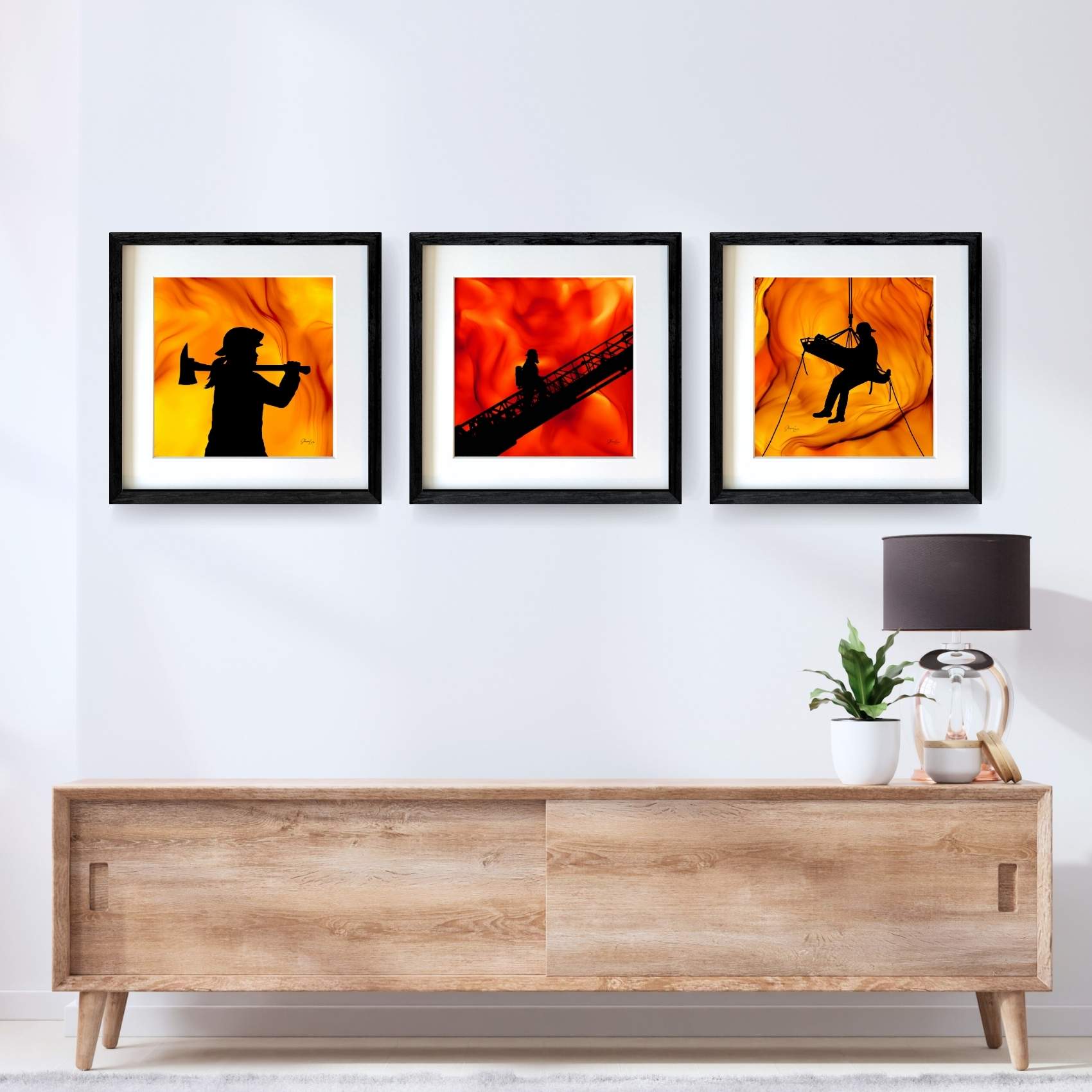 Fearless - Fire Made Art Print