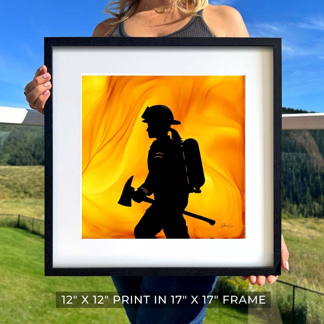 Fearless - Fire Art Print