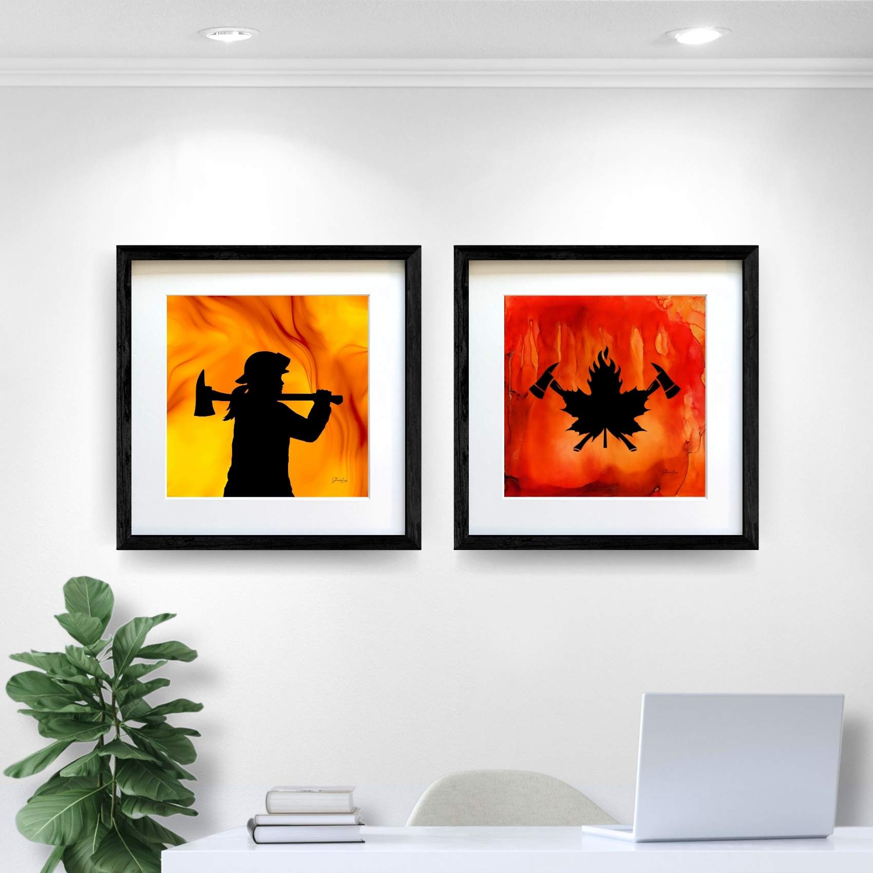 Fearless - Fire Made Art Print