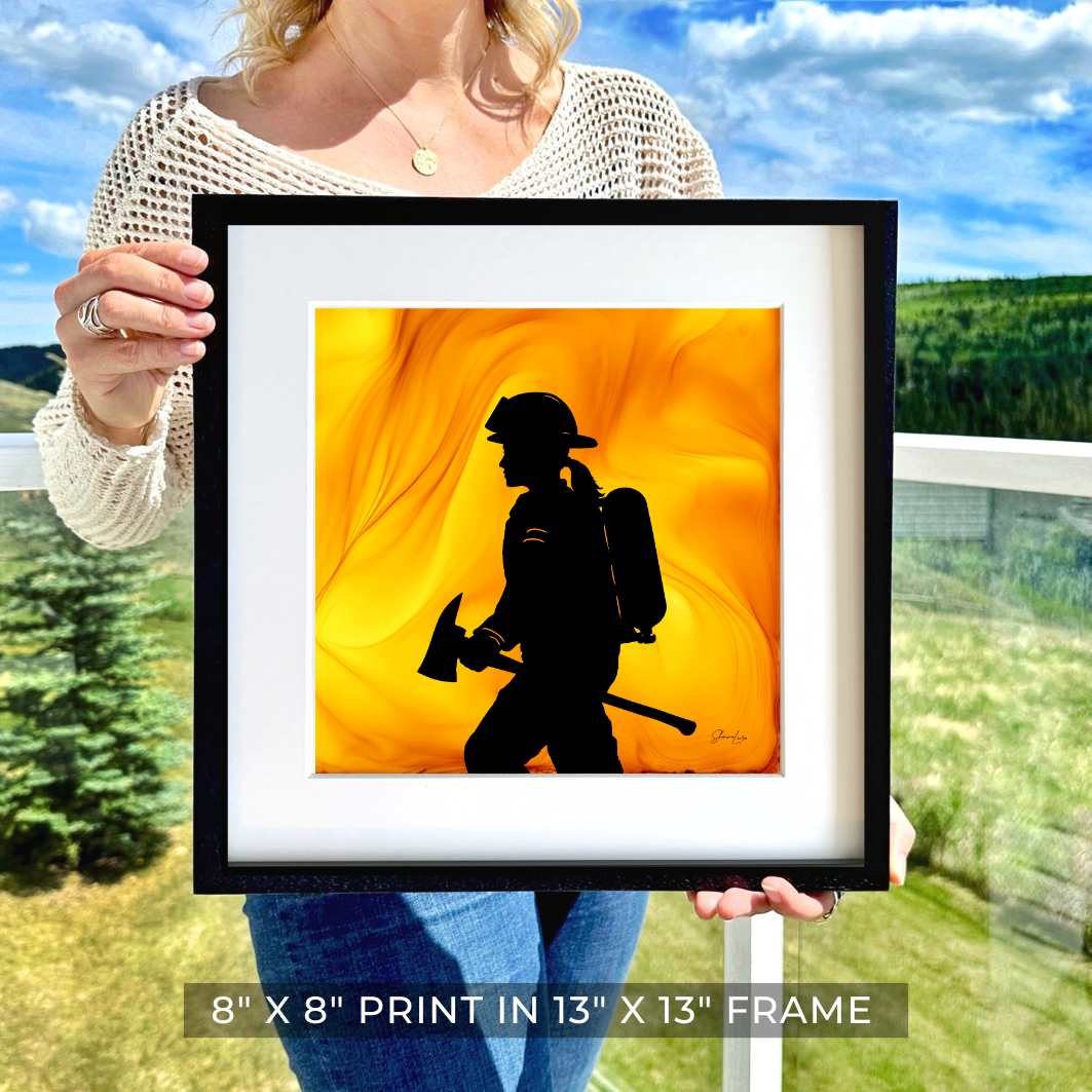 Fearless - Fire Art Print