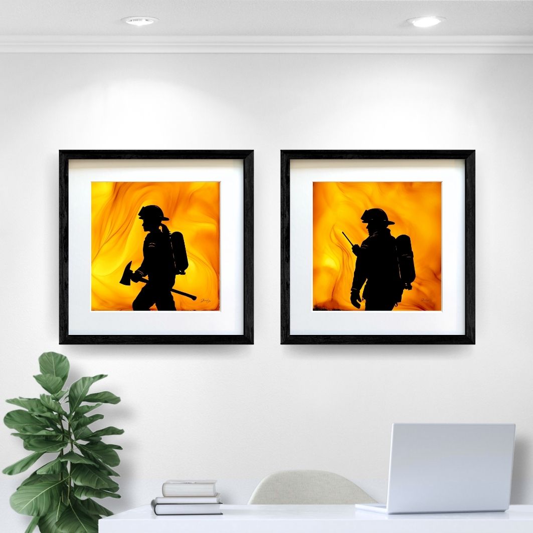 Fearless - Fire Art Print