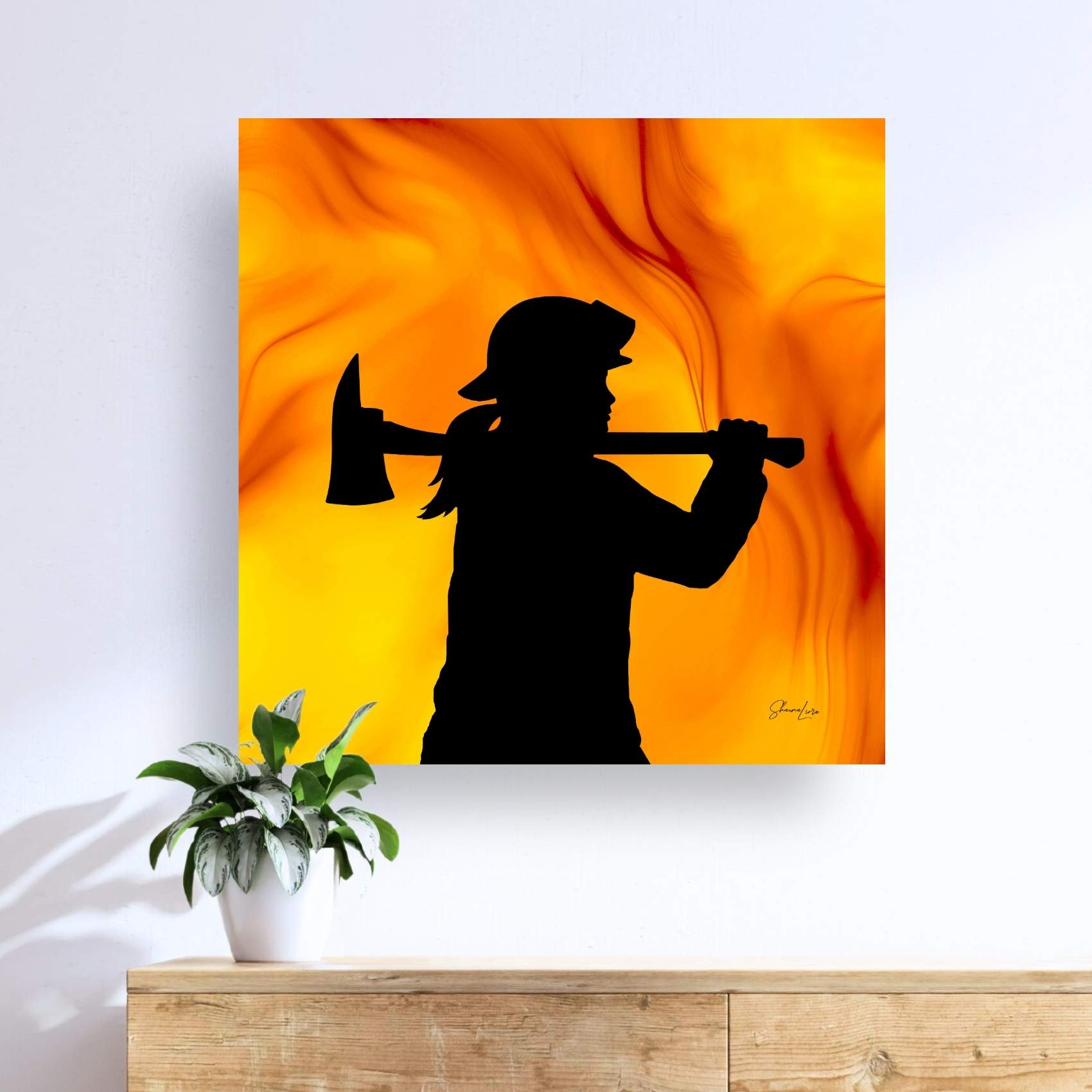 Fearless - Fire Made Art Print
