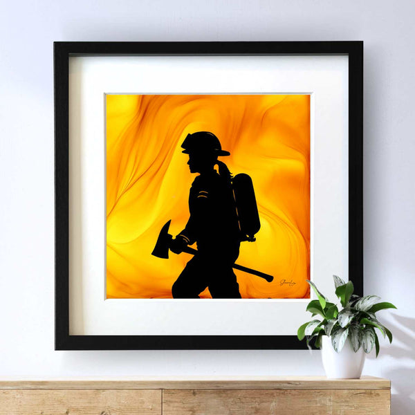 Fearless - Fire Art Print