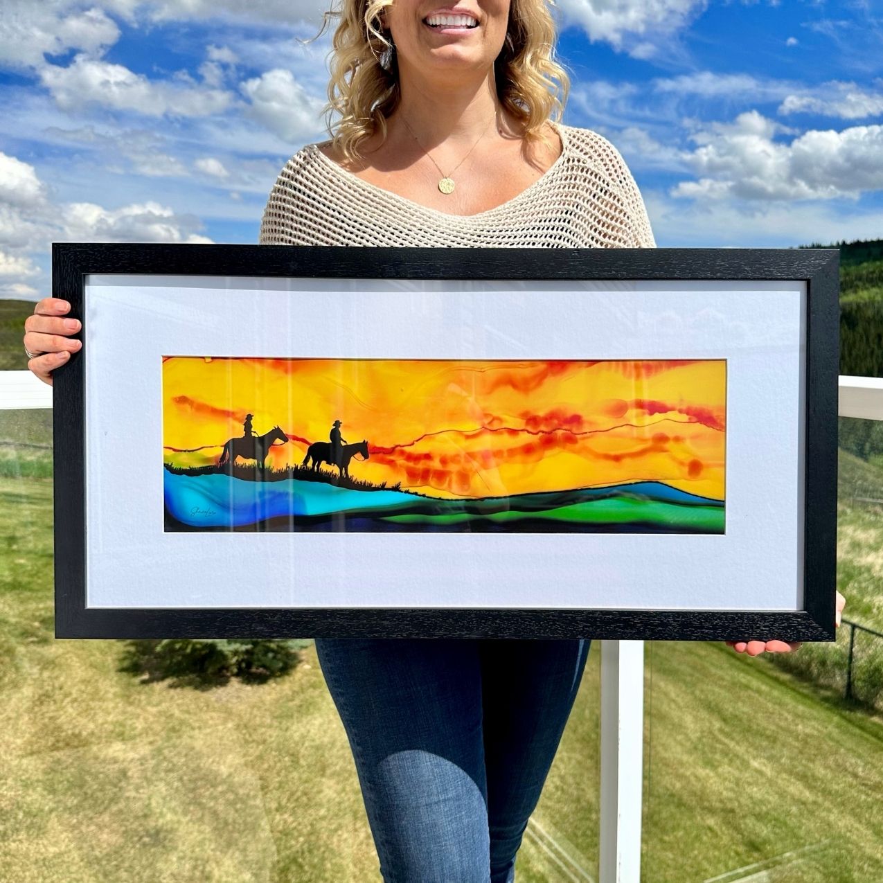 Feels Like Home - Fire Made Art Print