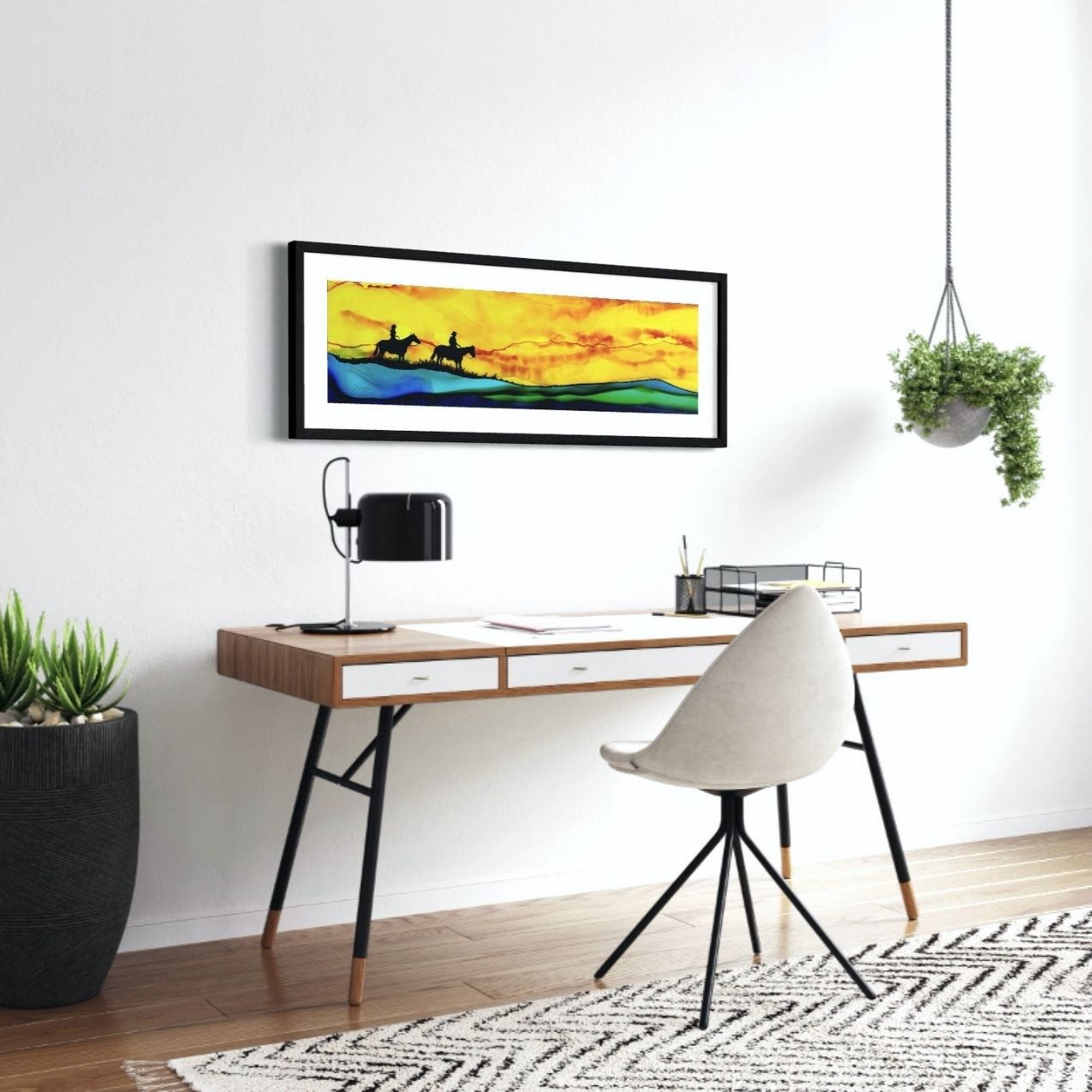 Feels Like Home - Fire Made Art Print