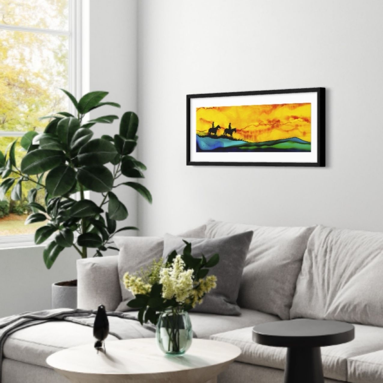 Feels Like Home - Fire Made Art Print