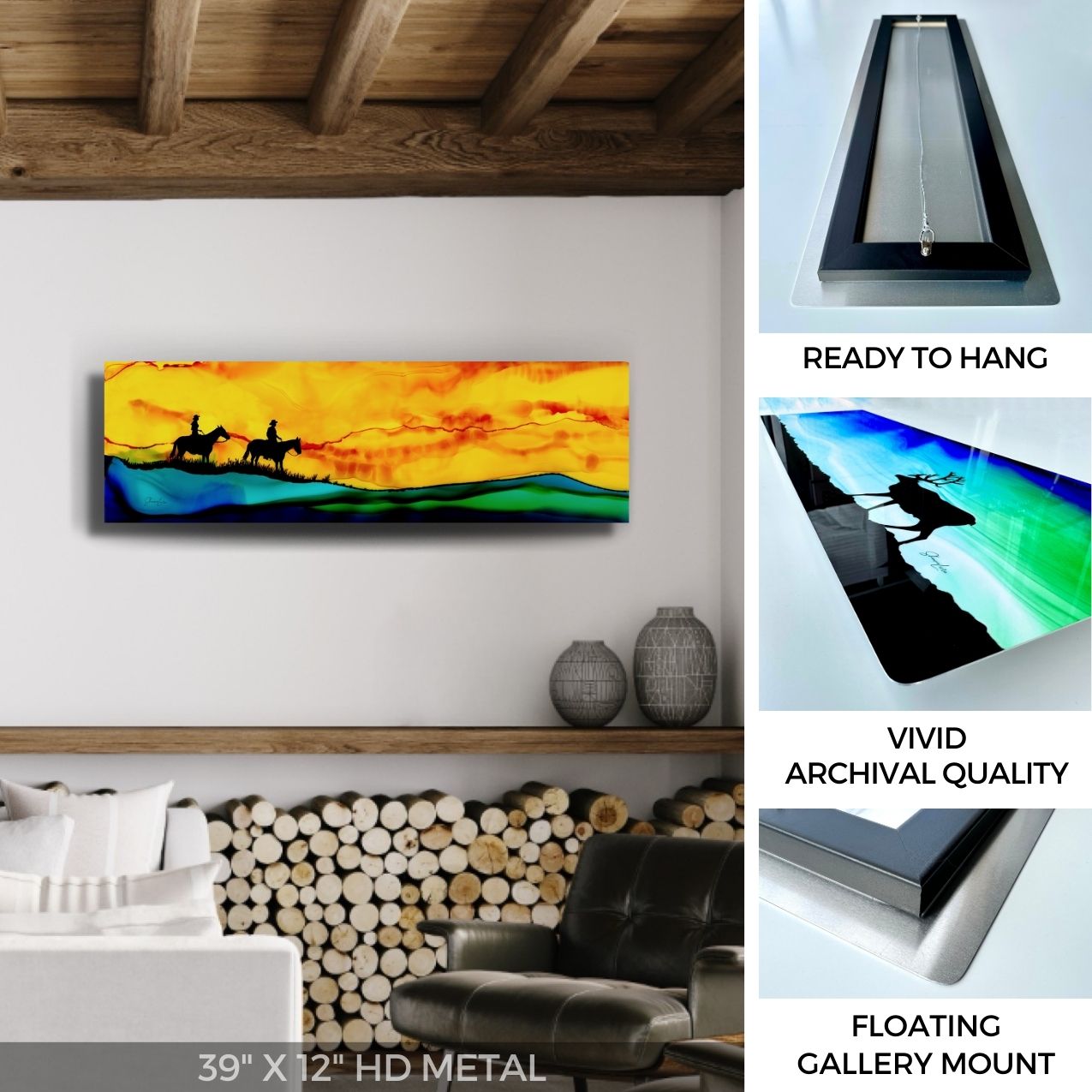 Feels Like Home - Fire Made Art Print