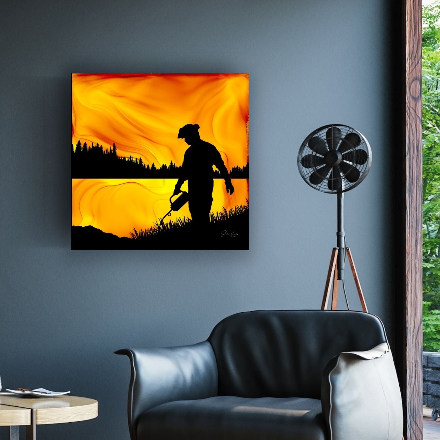 Wildland Warrior - Fire Made Art Print