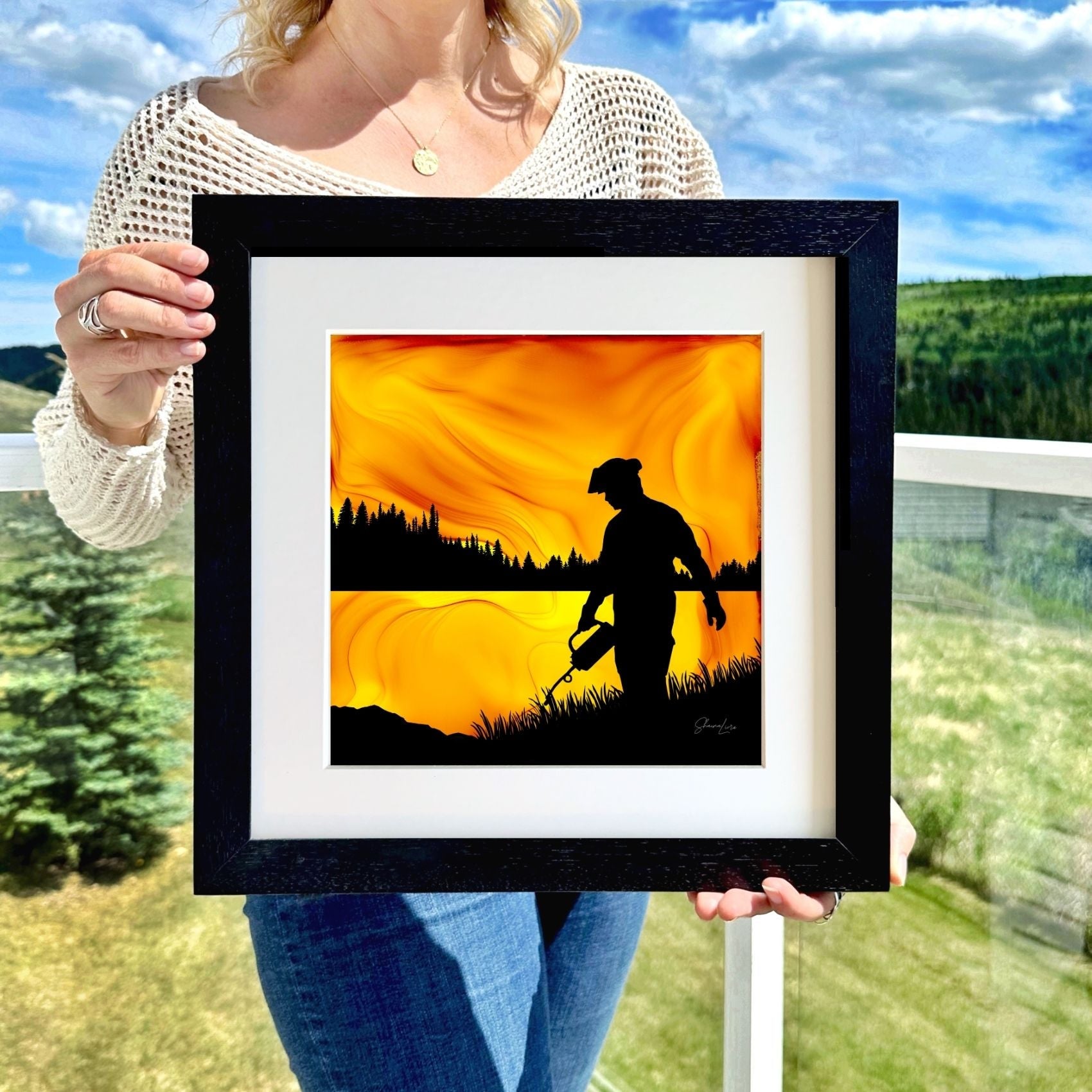 Wildland Warrior - Fire Made Art Print