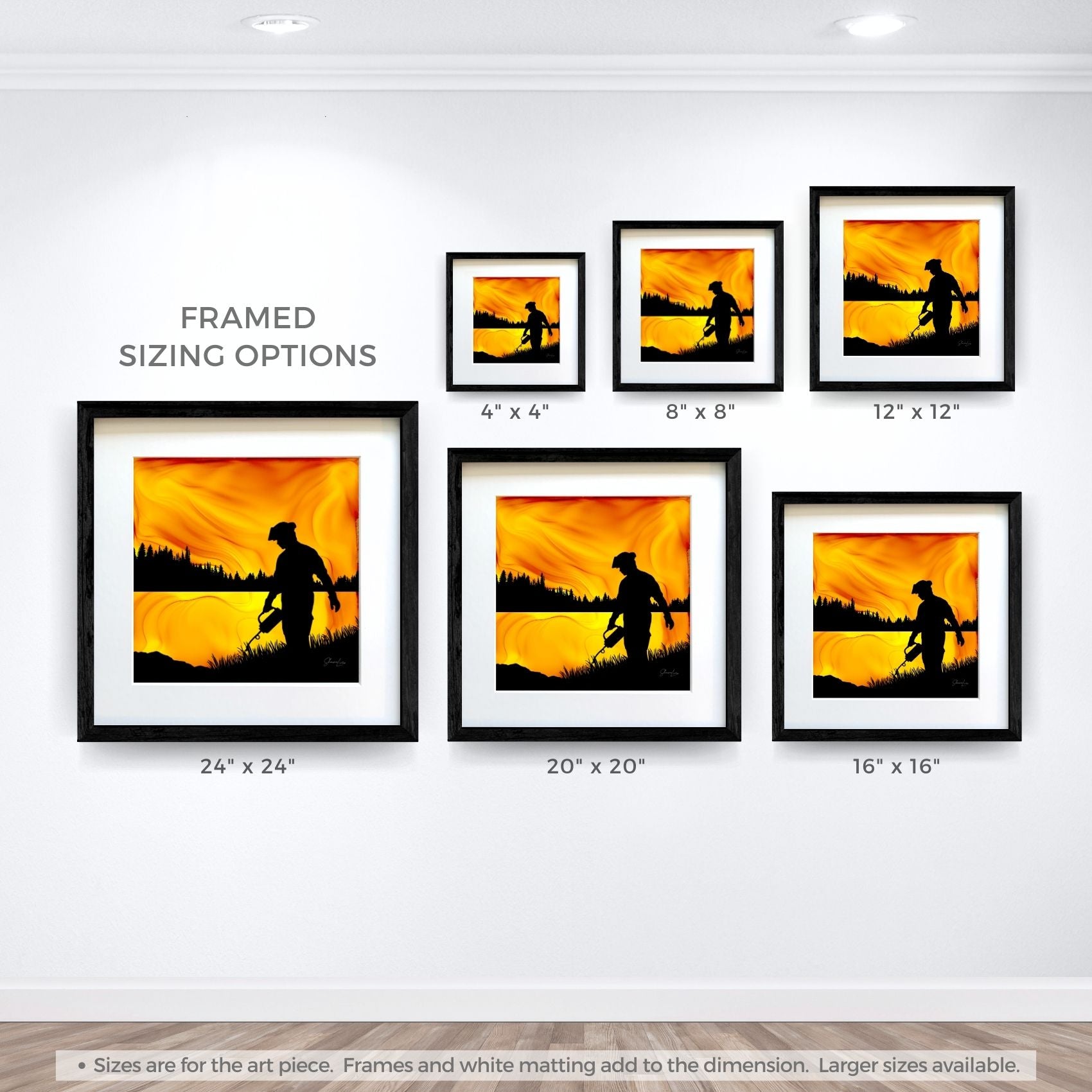 Fighting Fire With Fire - Fire Made Art Print