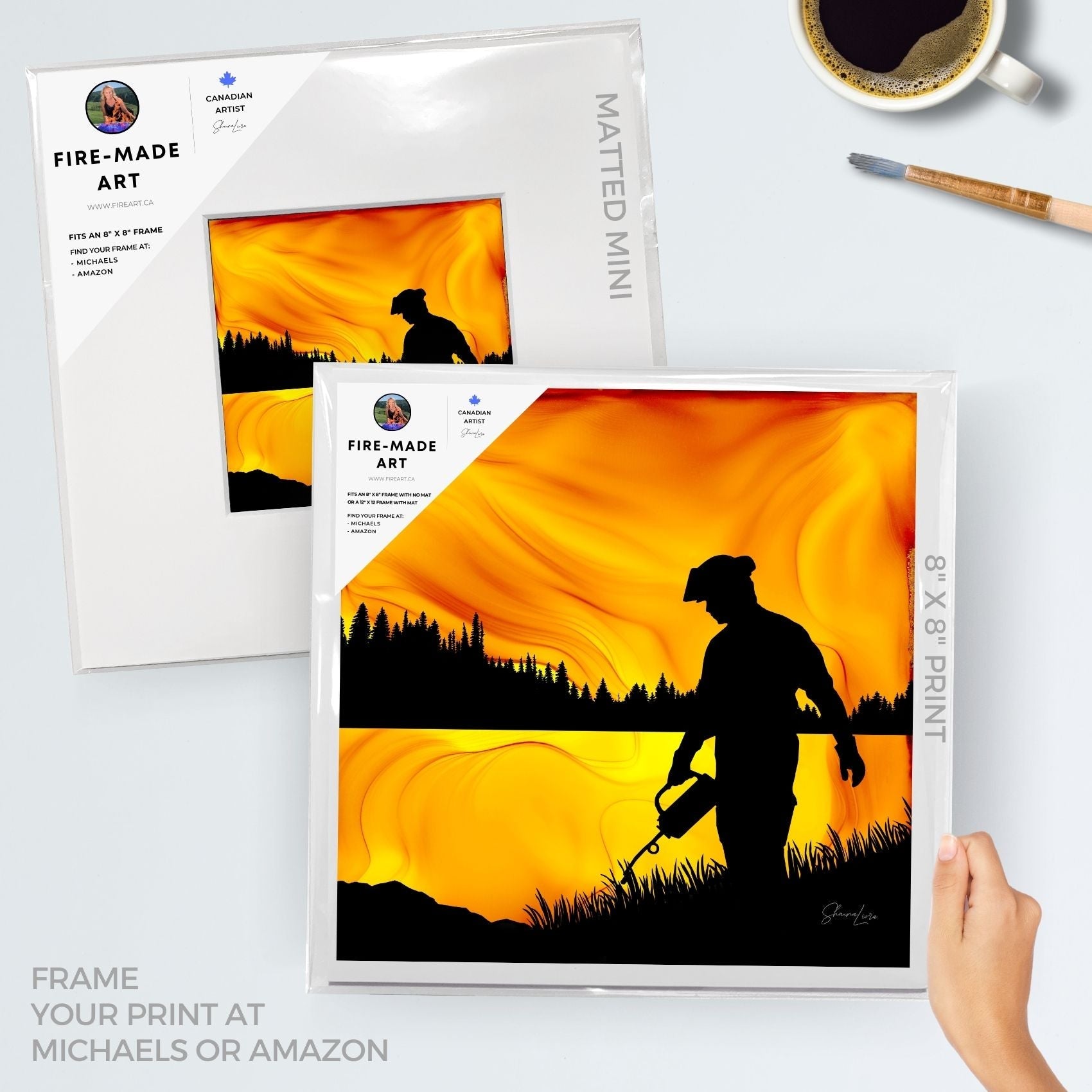 Wildland Warrior - Fire Made Art Print