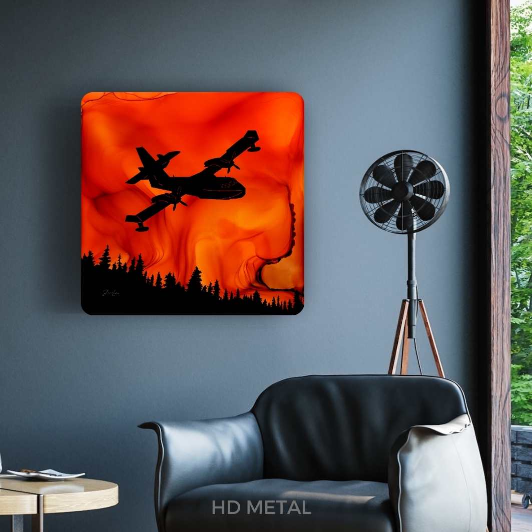 Fire In The Sky - Fire Art Print