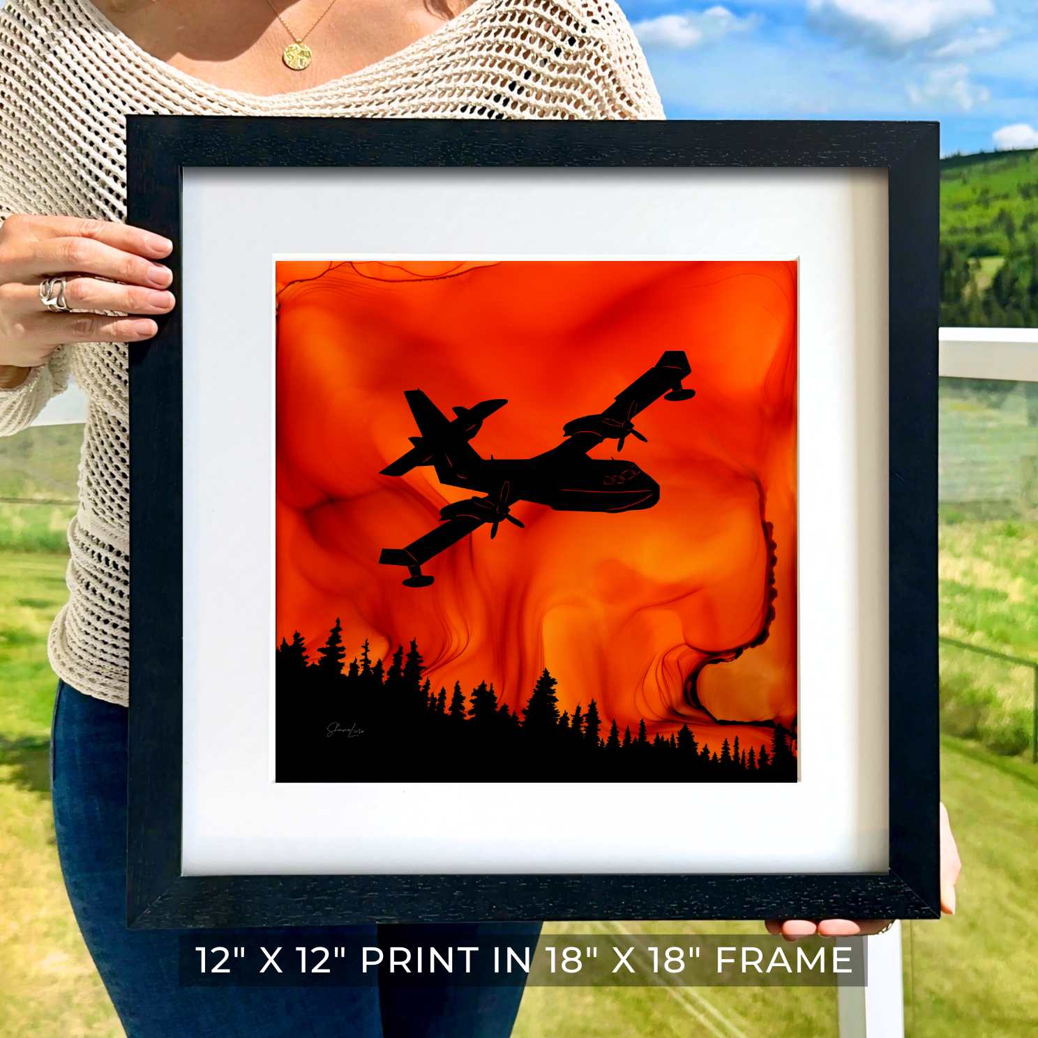 Fire In The Sky - Fire Art Print