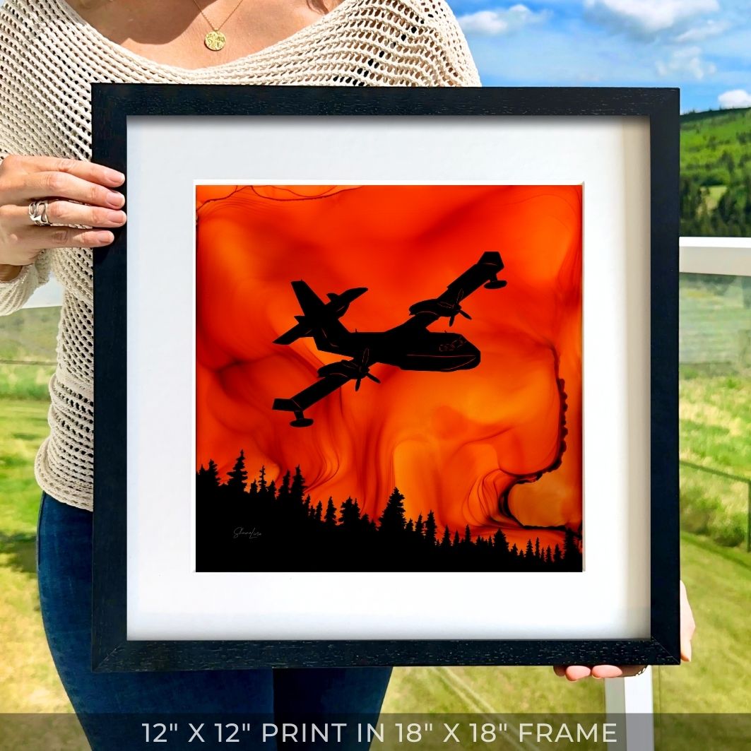 Fire In The Sky - Fire Art Print