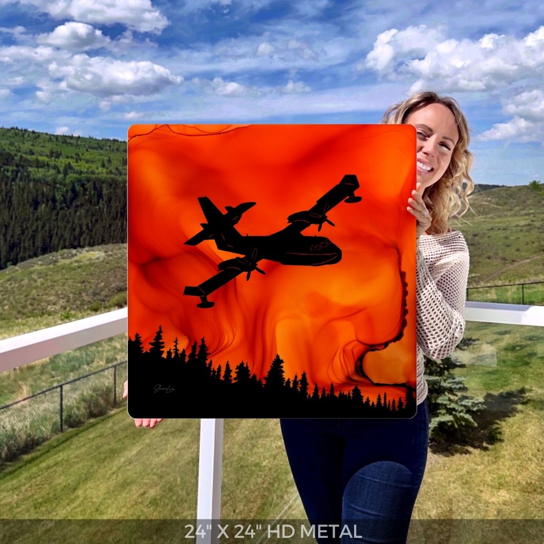 Fire In The Sky - Fire Art Print