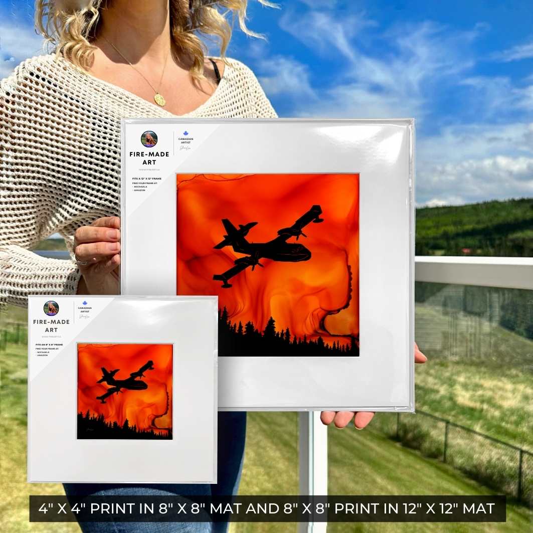 Fire In The Sky - Fire Art Print