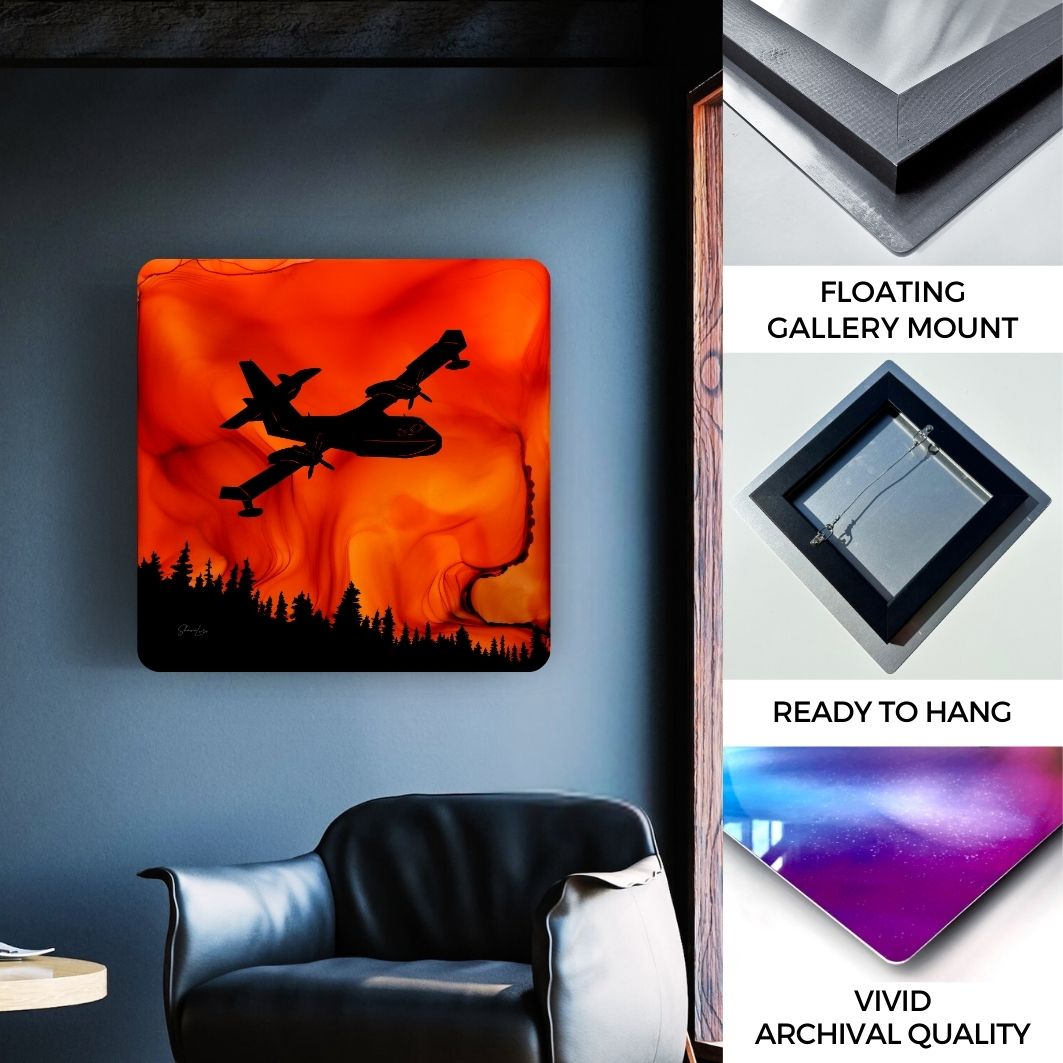 Fire In The Sky - Fire Art Print