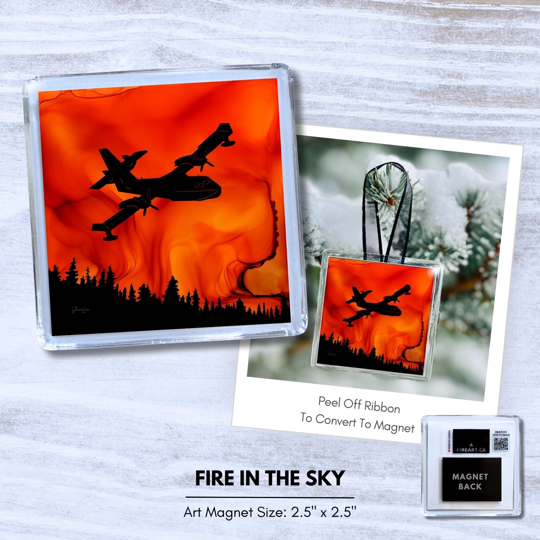 Firefighter: 2-In-1 Ornament/Magnets