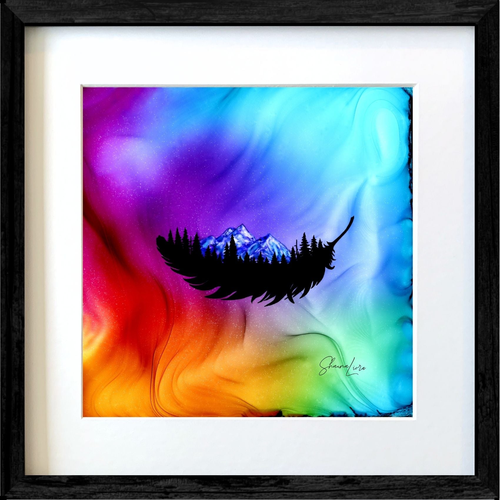 Floating Free - Fire Made Art Print