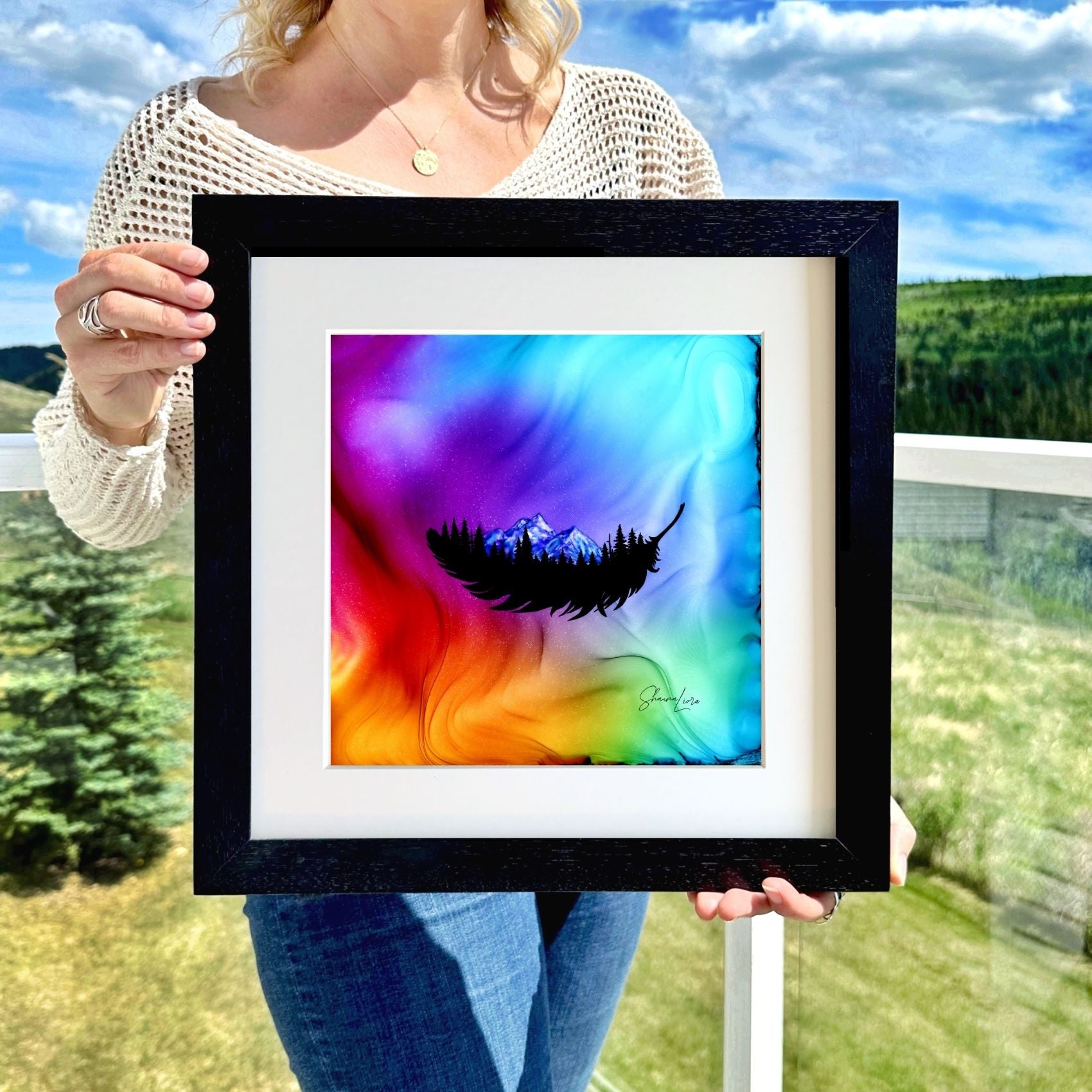 Floating Free - Fire Made Art Print