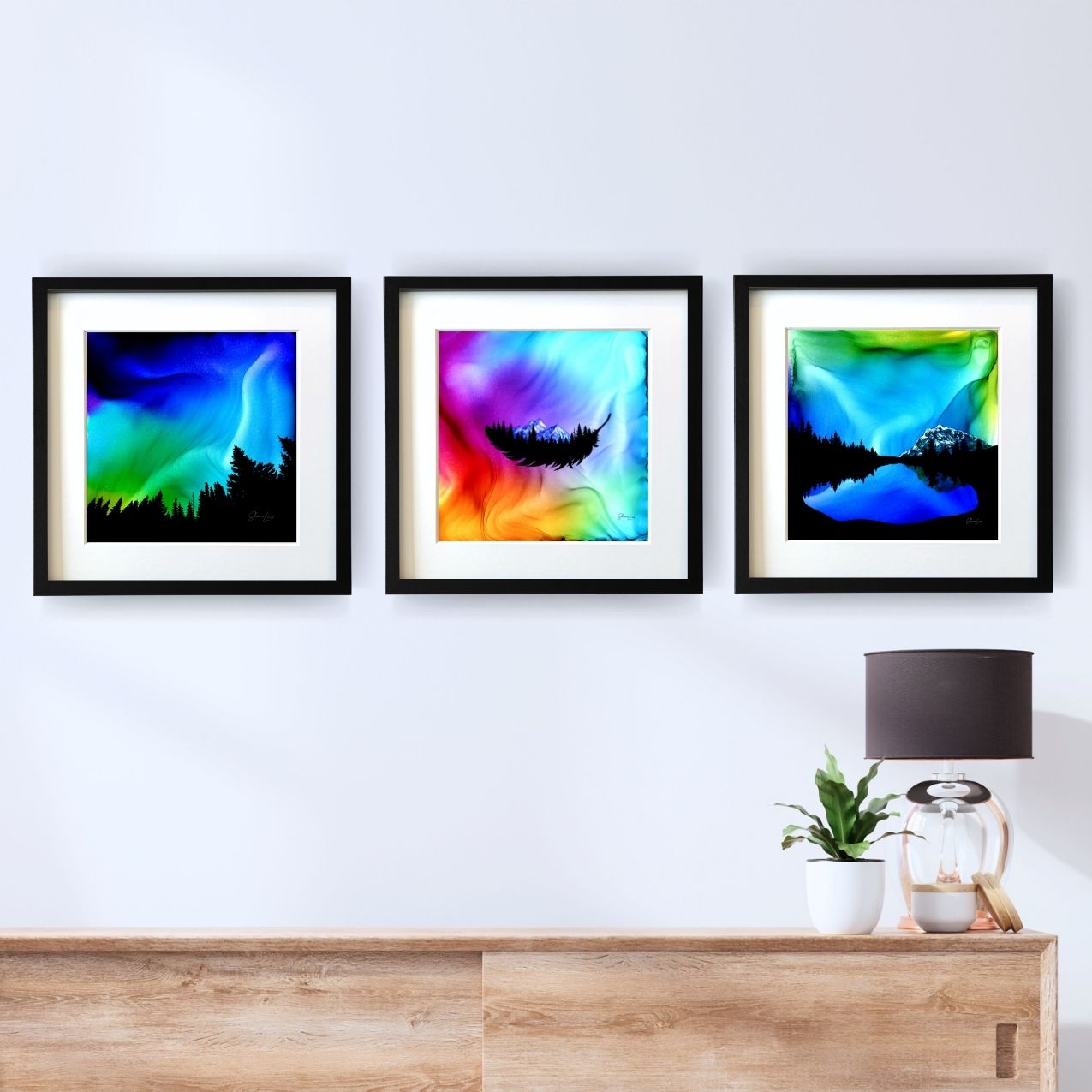 Floating Free - Fire Art Print