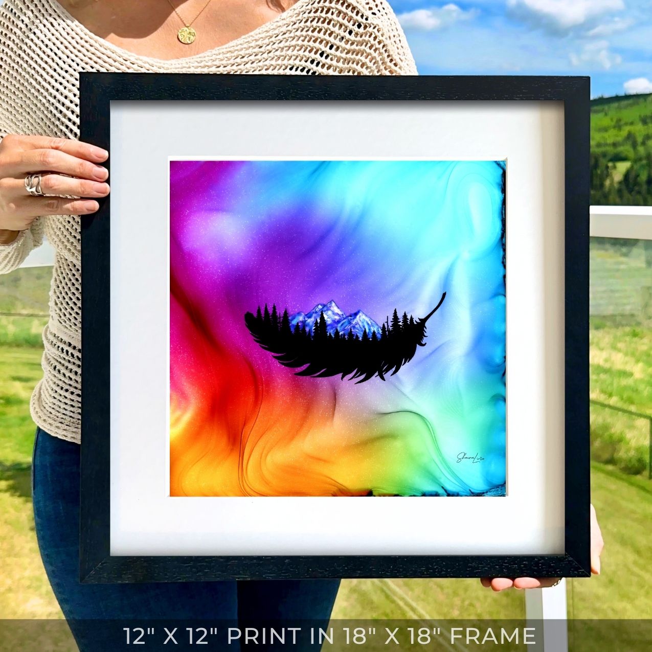Floating Free - Fire Art Print