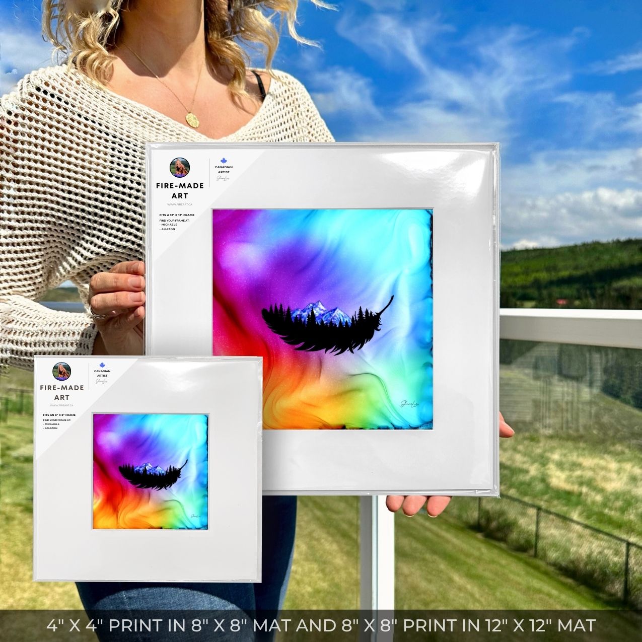 Floating Free - Fire Art Print