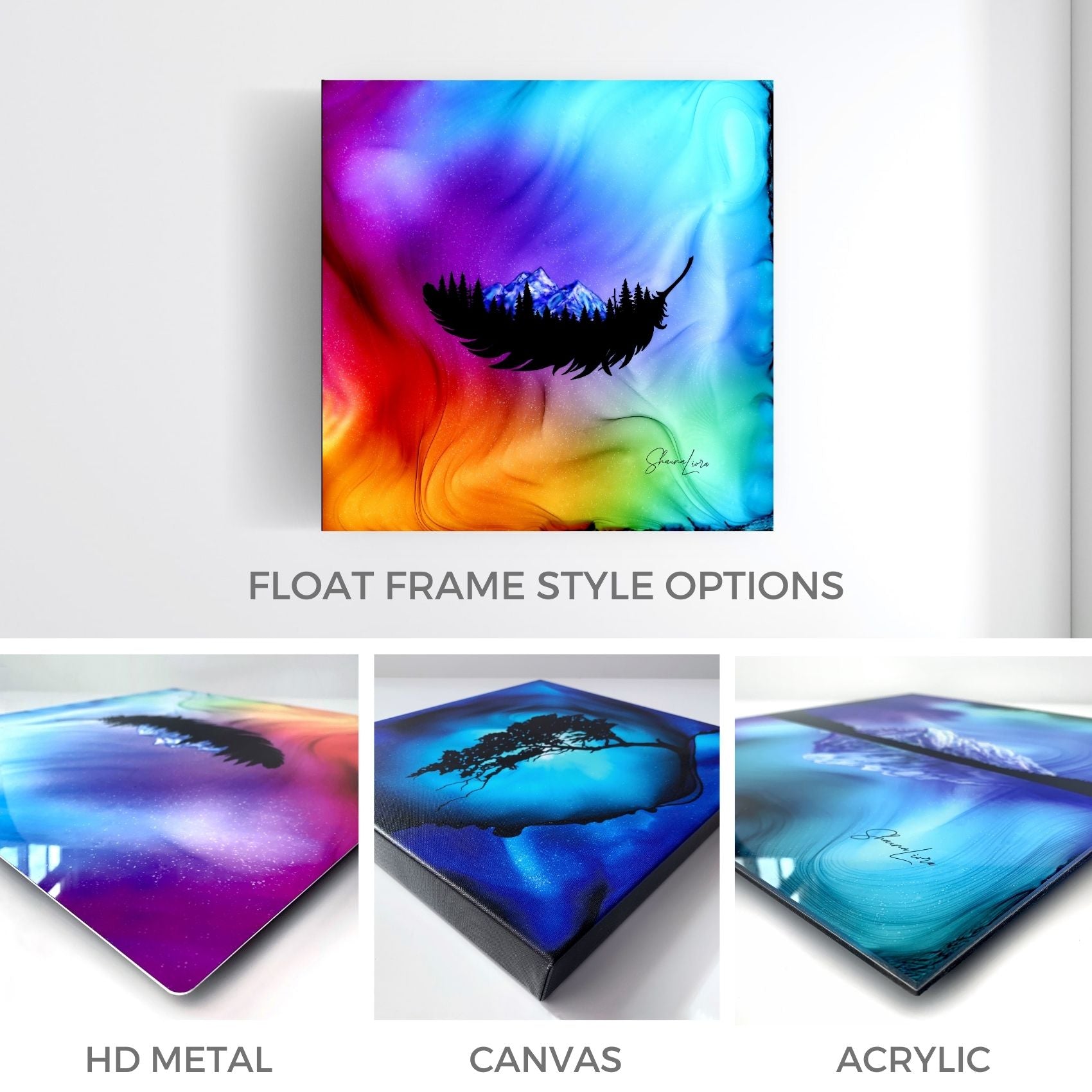 Floating Free - Fire Made Art Print