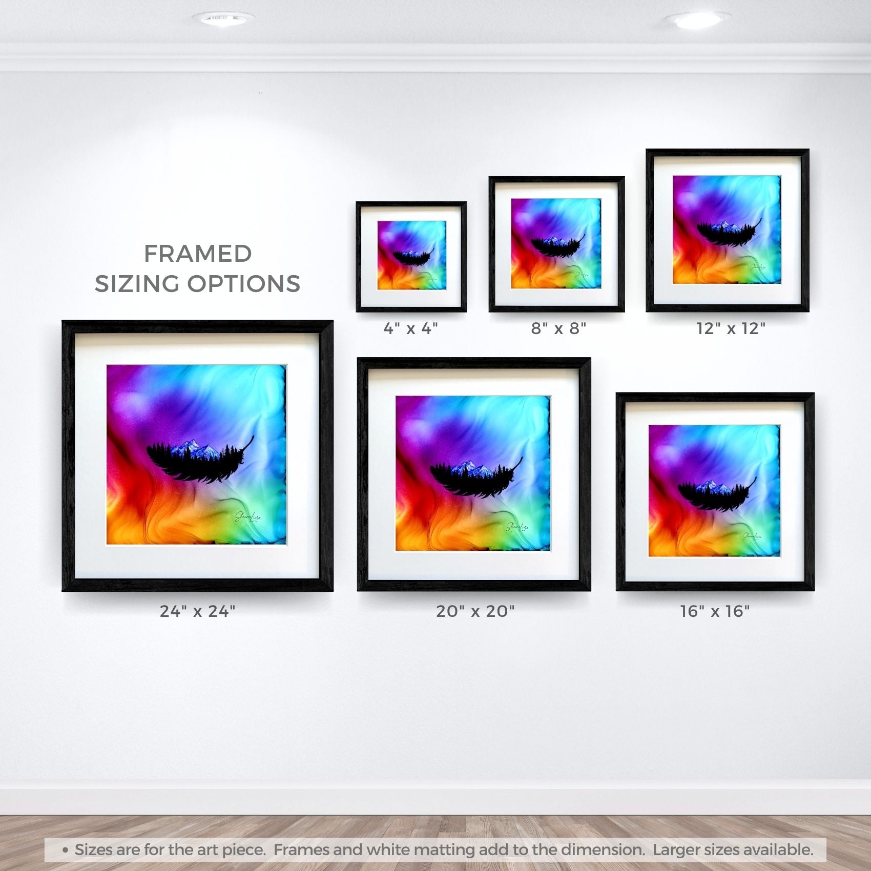 Floating Free - Fire Made Art Print