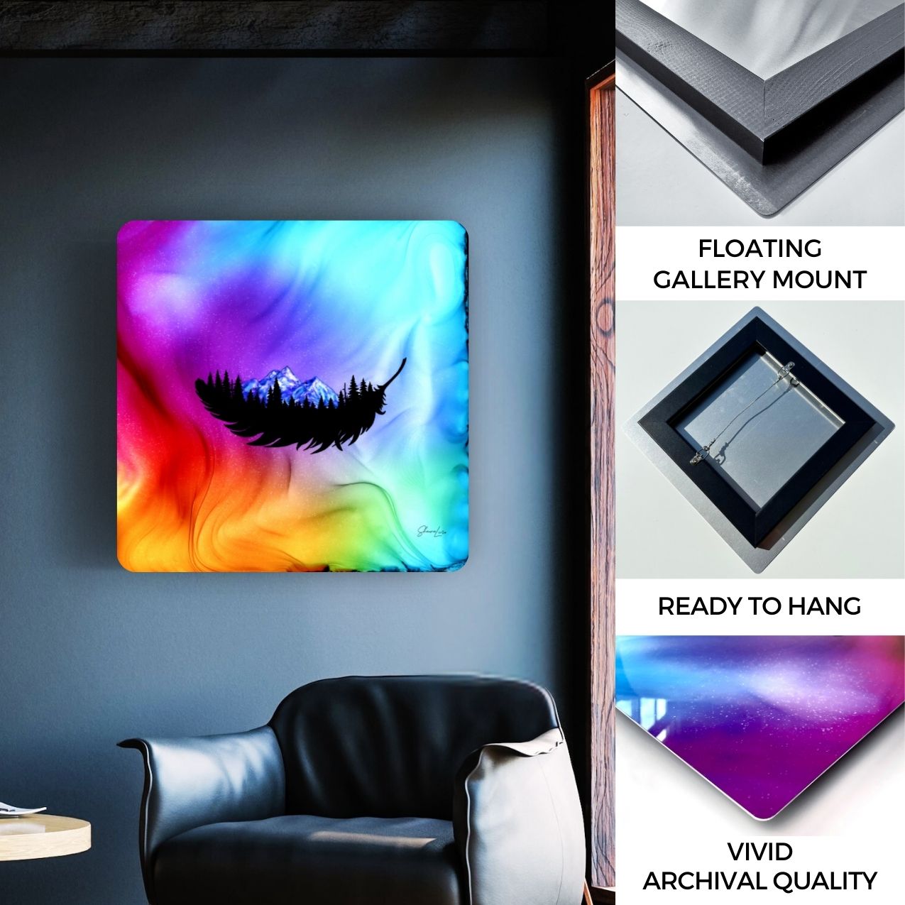 Floating Free - Fire Art Print