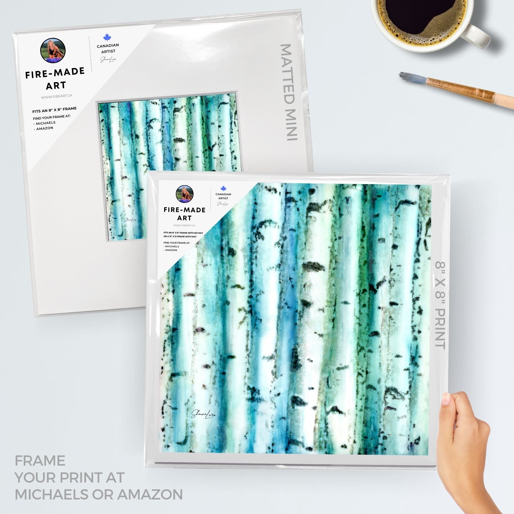 Forest Whispers - Fire Made Art Print
