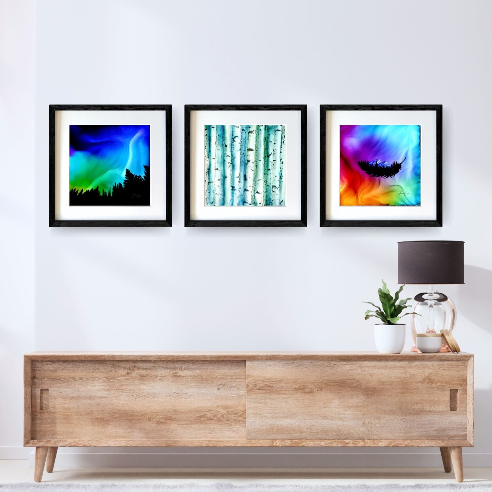 Forest Whispers - Fire Made Art Print