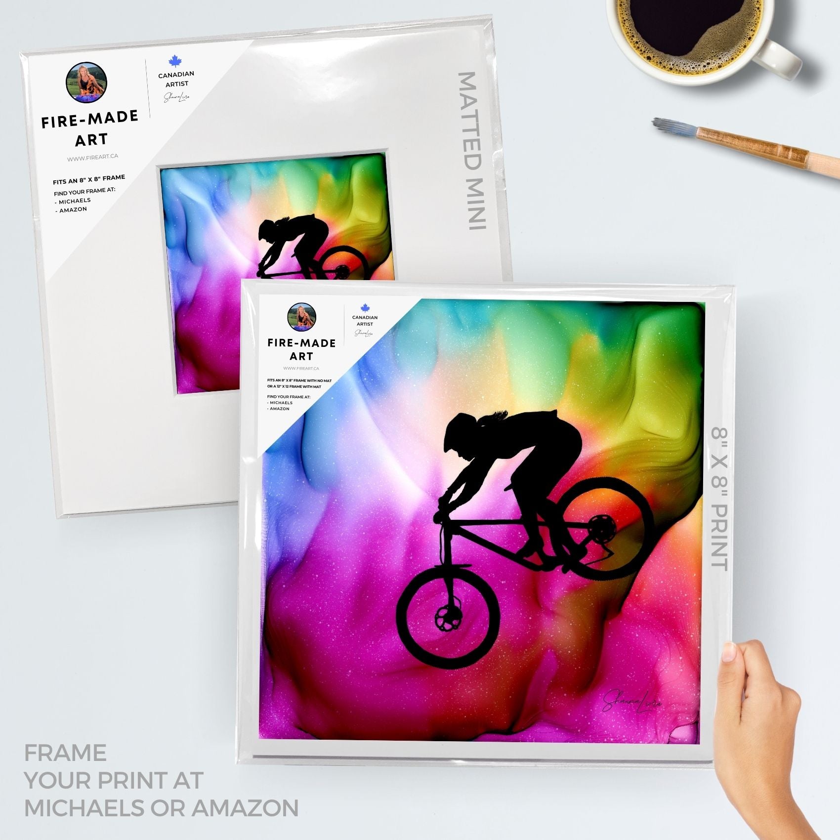 Free Spirit - Fire Made Art Print