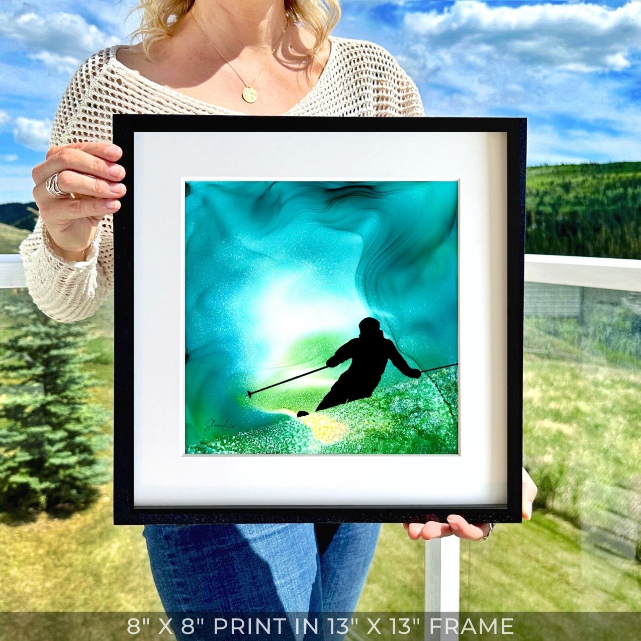 Fresh Powder - Fire Art Print