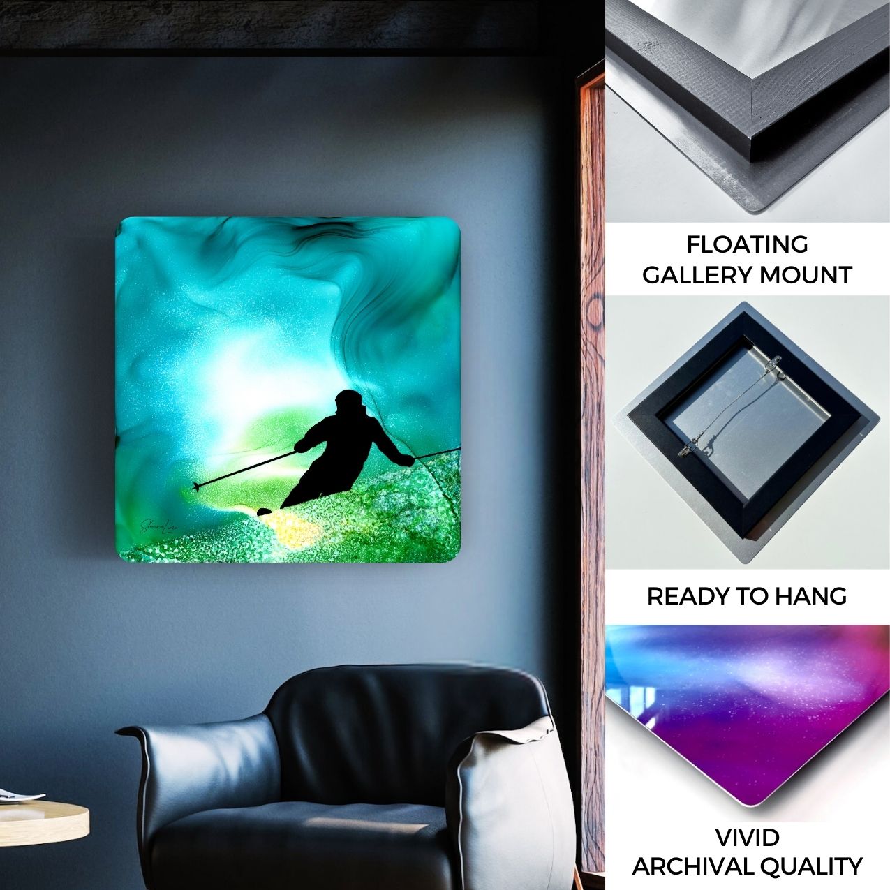 Fresh Powder - Fire Art Print