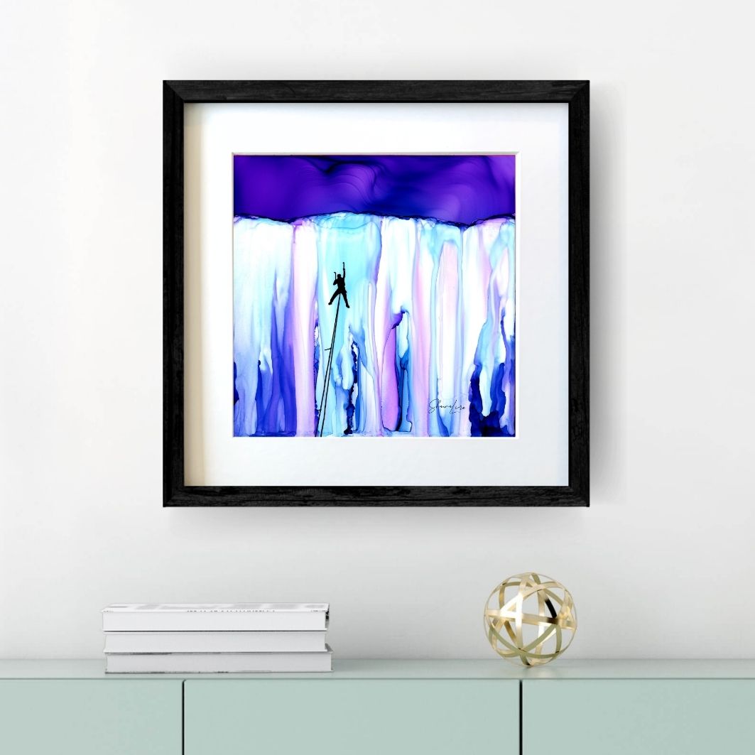 Frozen In Time - Fire Art Print