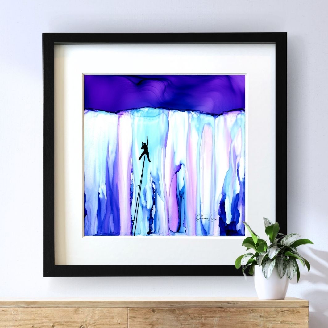 Frozen In Time - Fire Art Print