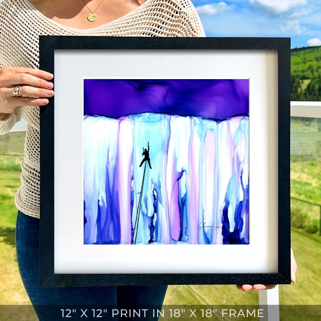 Frozen In Time - Fire Art Print