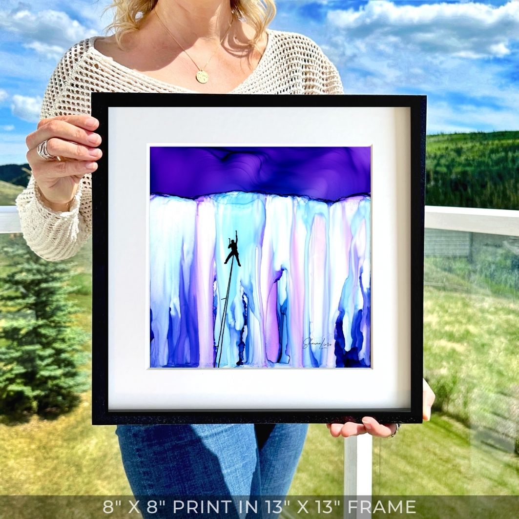 Frozen In Time - Fire Art Print