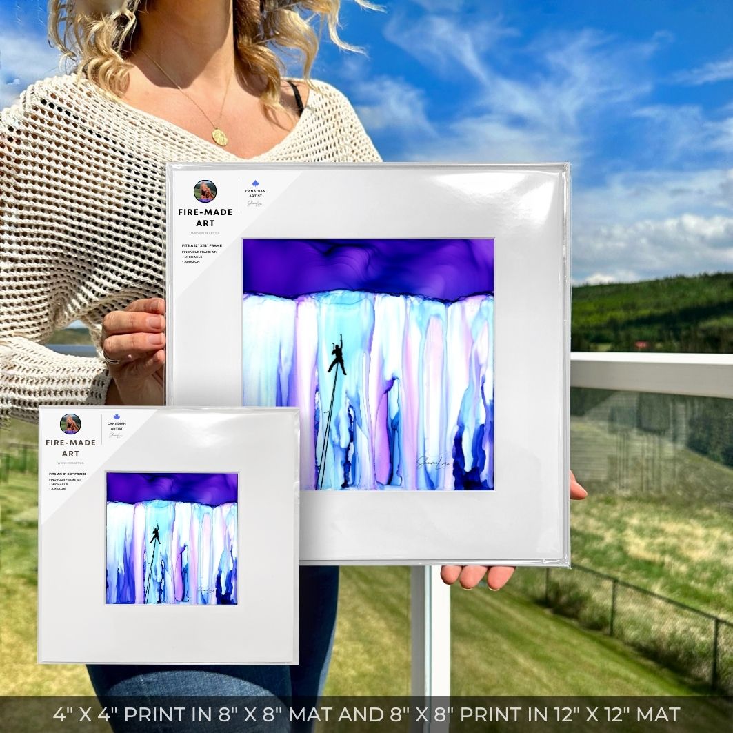 Frozen In Time - Fire Art Print