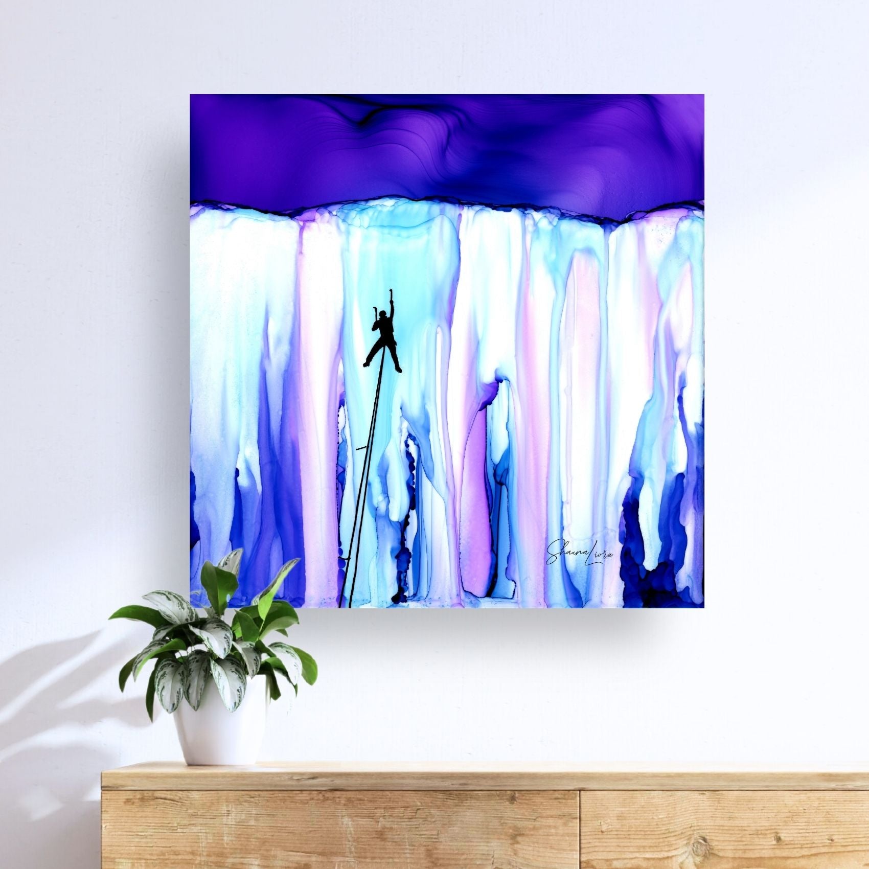 Frozen In Time - Fire Made Art Print