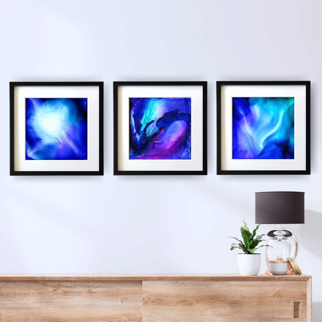 Galaxies of Freedom - Fire Art Print