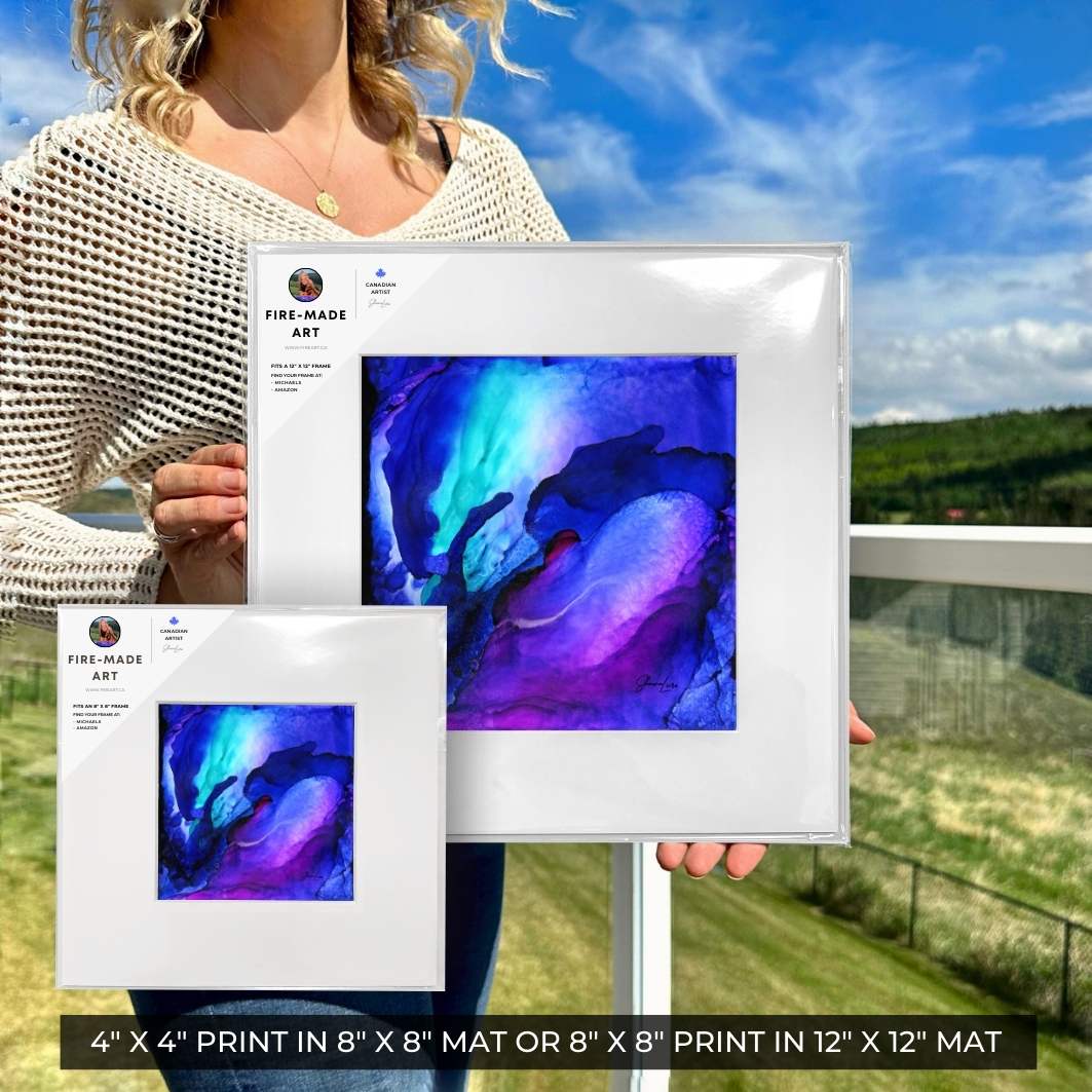 Galaxies of Freedom - Fire Art Print