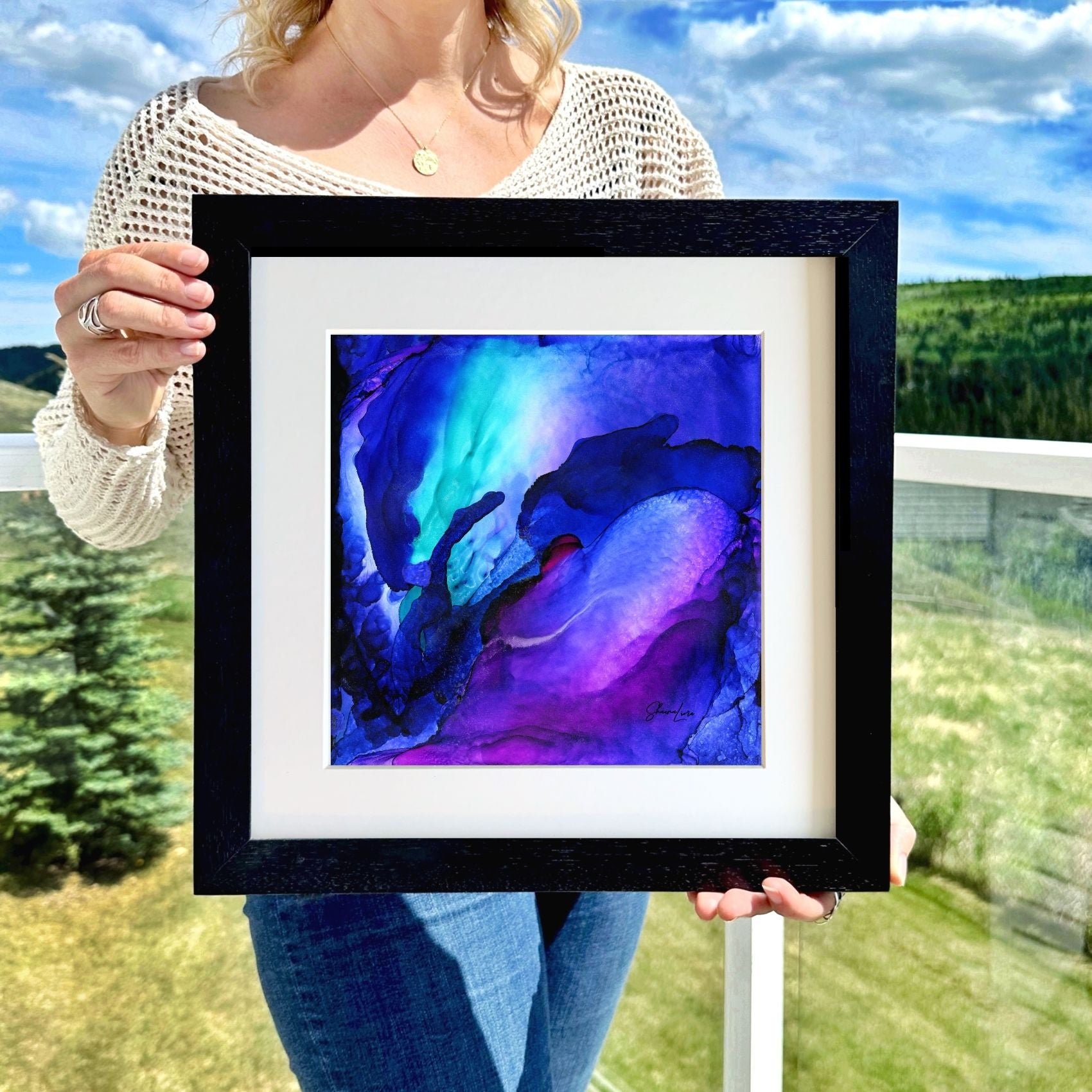 Galaxies of Freedom - Fire Made Art Print