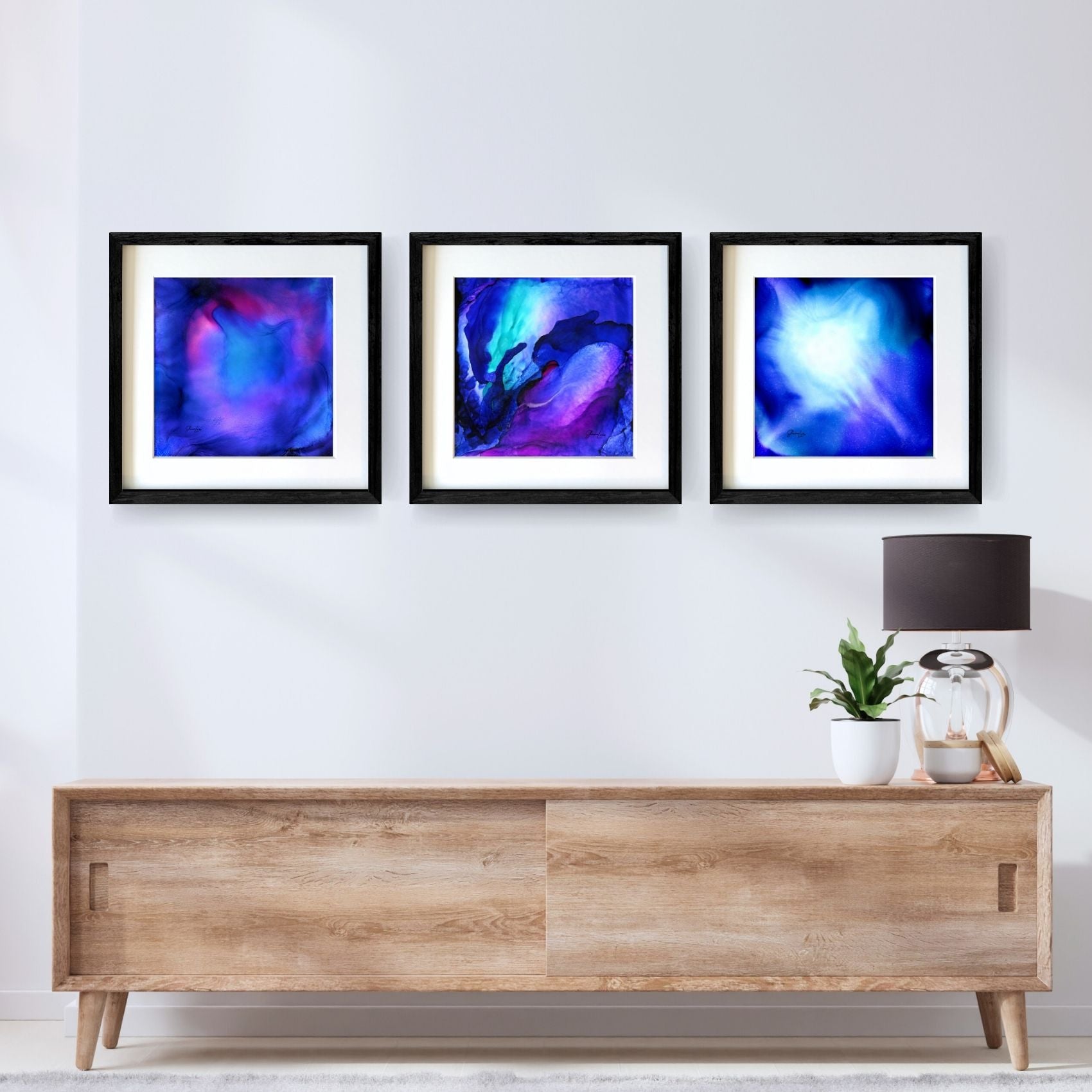 Galaxies of Freedom - Fire Made Art Print